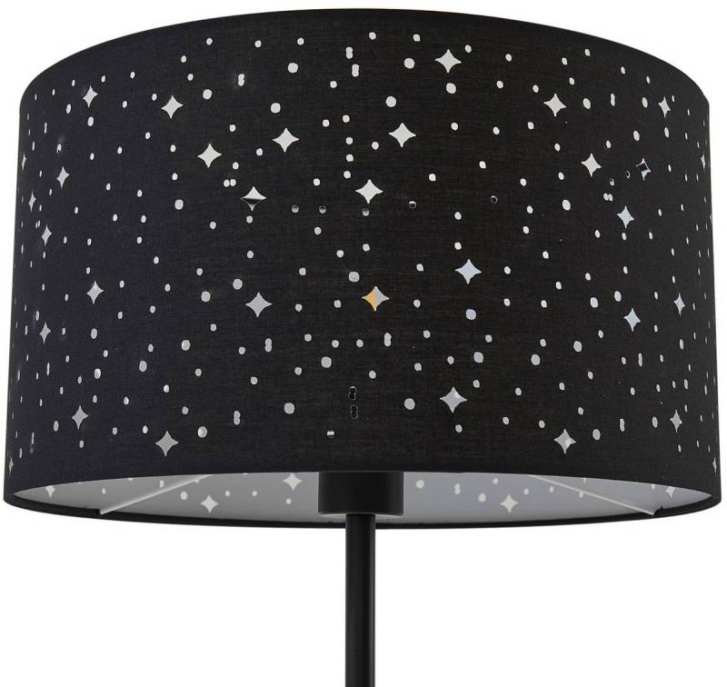 Lindby Stehleuchte Melanie Schwarz Stoff ø 36 Cm Stehlampe Lampe Leuchte Spot B-Ware von Lindby