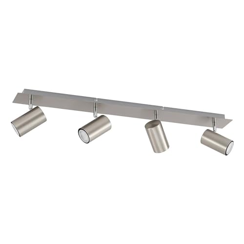 Lindby Strahler Joffrey (Modern) in Alu aus Metall (4 flammig, GU10) - Deckenlampe Deckenleuchte Lampe Spot Wohnzimmerleuchte von Lindby