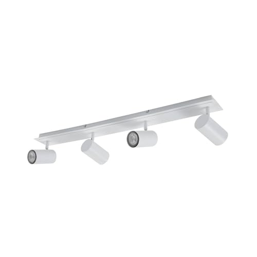 Lindby Strahler Joffrey (Modern) in Weiß aus Metall (4 flammig, GU10) - Deckenlampe Deckenleuchte Lampe Spot Wohnzimmerleuchte von Lindby