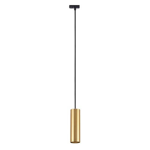 Lindby Stromschienenleuchte 'Linaro' (Modern) in Schwarz aus Metall u.a. für Wohnzimmer & Esszimmer (1 flammig, GU10) - 1-Phasen Stromschiene, Stromschienenstrahler, Wohnzimmerlampe von Lindby