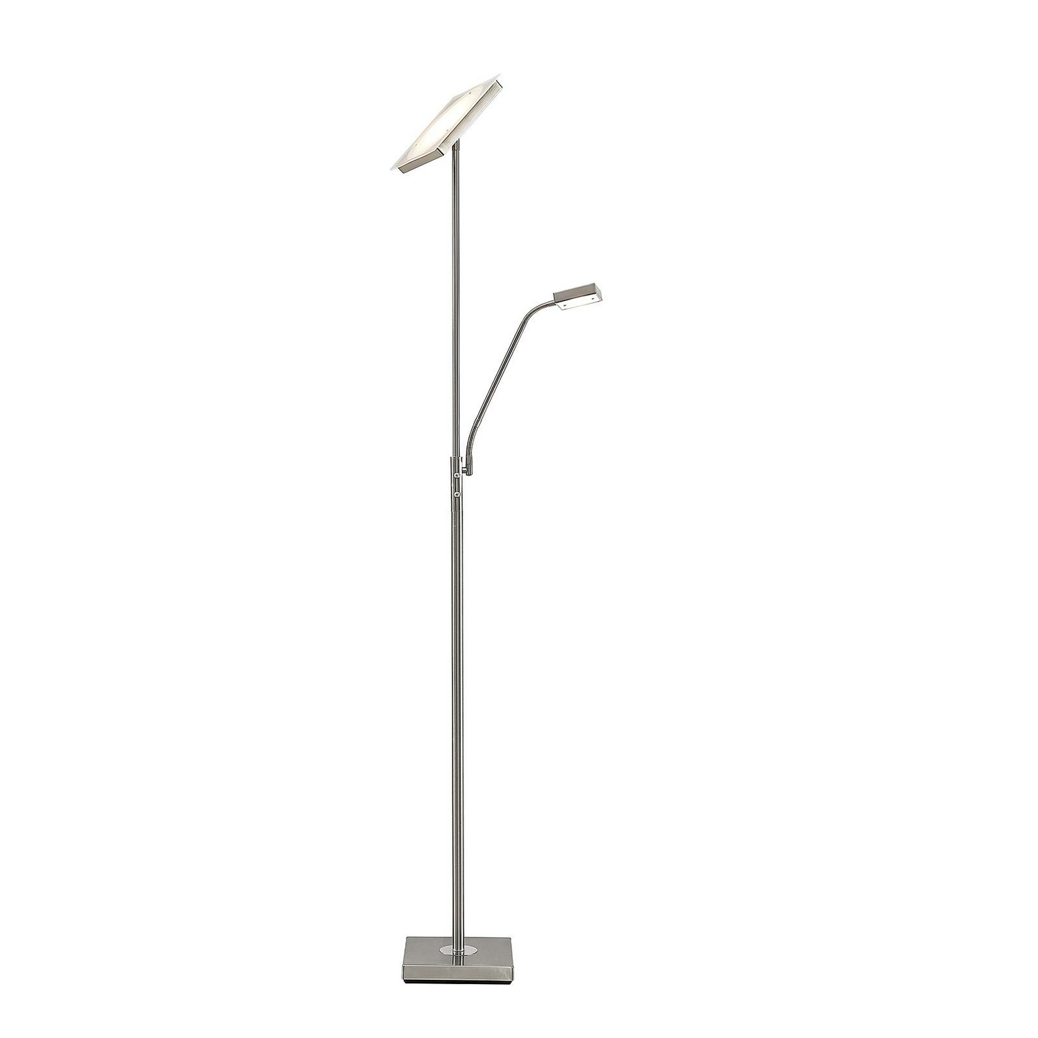 Lindby Sumani Led Stehleuchte Stehlampe Standleuchte Standlampe Eckig Nickel734 B-Ware von Lindby