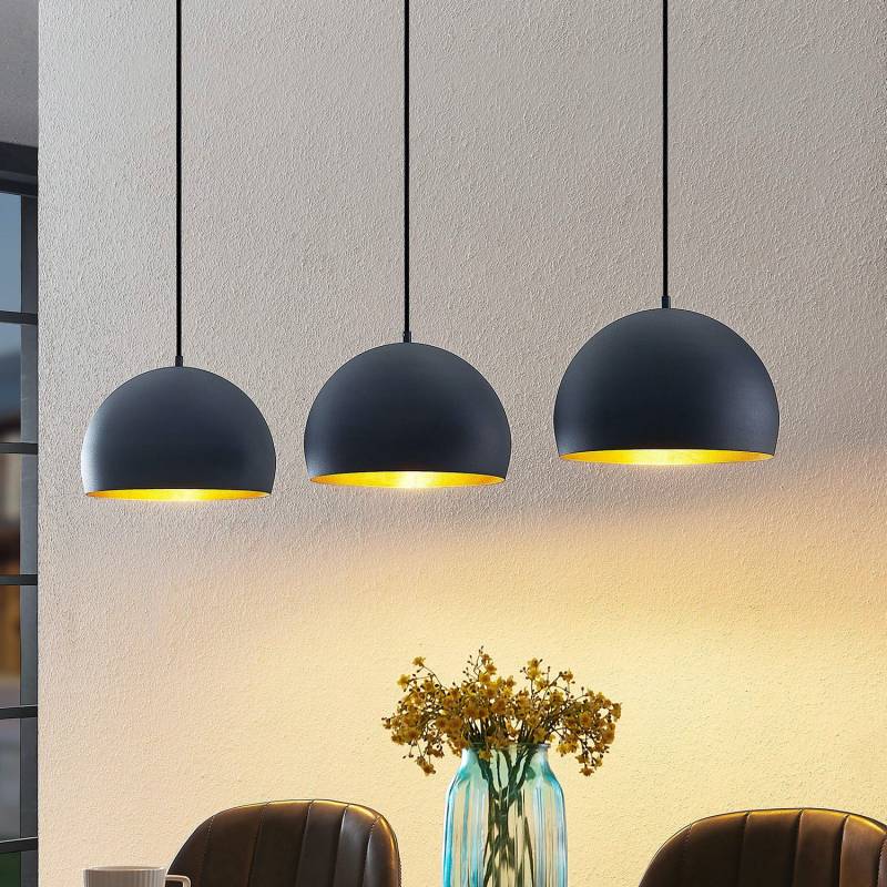 Lindby Tarjei Pendelleuchte Hängeleuchte Deckenlampe Leuchte 120cm Schwarz G292 B-Ware von Lindby