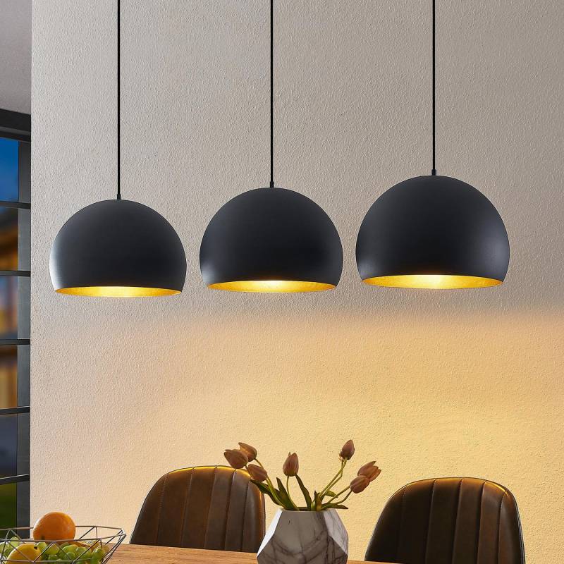 Lindby Tarjei Pendelleuchte Hängeleuchte Deckenlampe Leuchte 146cm Schwarz G550 B-Ware von Lindby