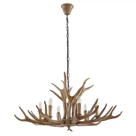 Lindby Tejask Hängelampe Geweih Hängeleuchte Pendelleuchte Deckenlampe Lampe  B-Ware von Lindby