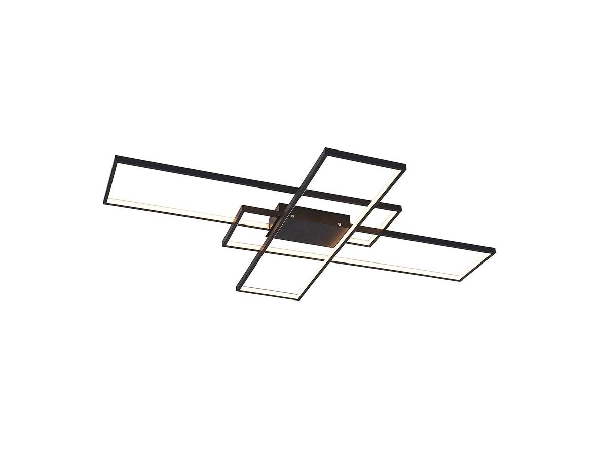 Lindby - Tetson LED Deckenleuchte Black Lindby von Lindby