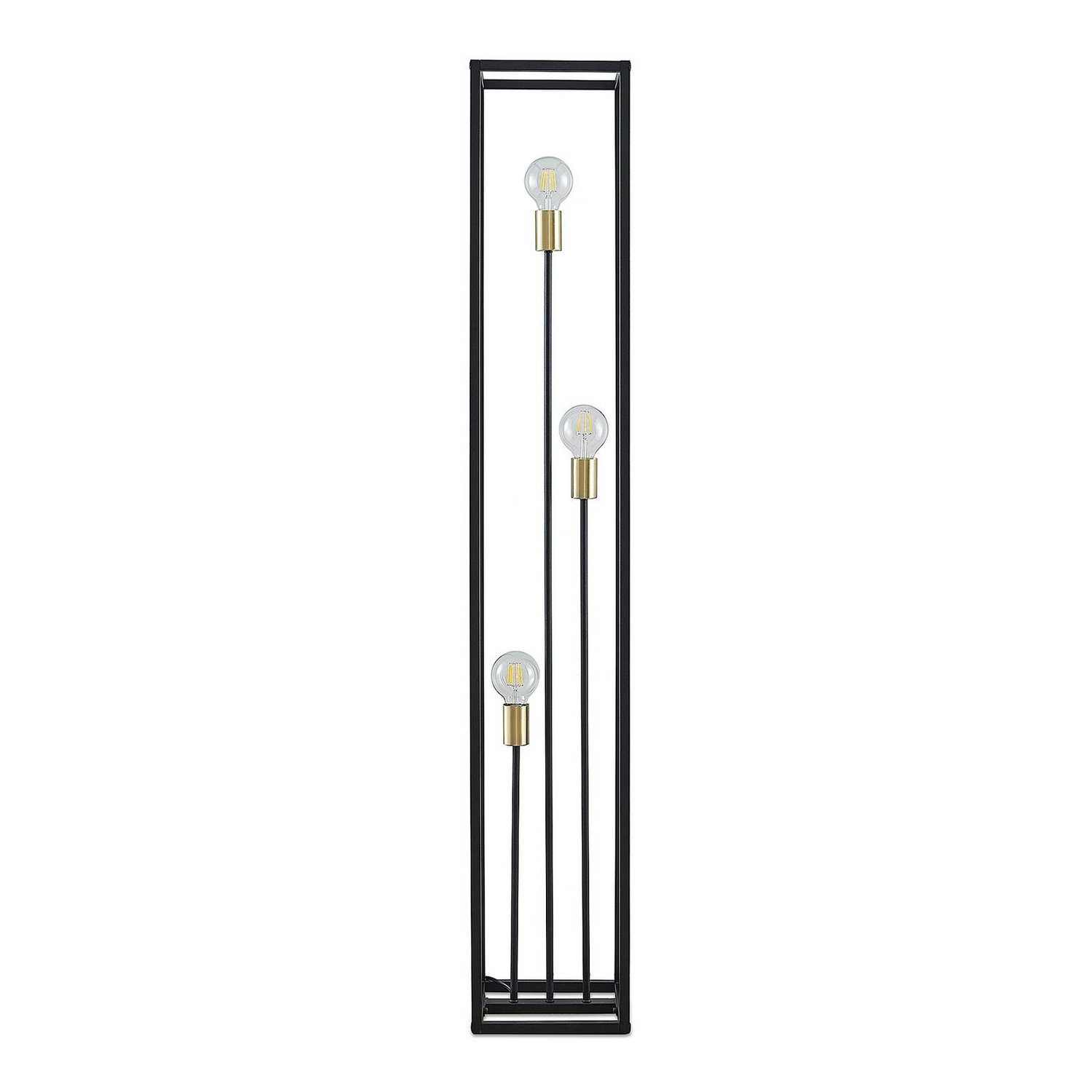 Lindby Tiliane Käfig Stehlampe Stehleuchte Wohnzimmerlampe 3 Flammi E27 Schw133 B-Ware von Lindby