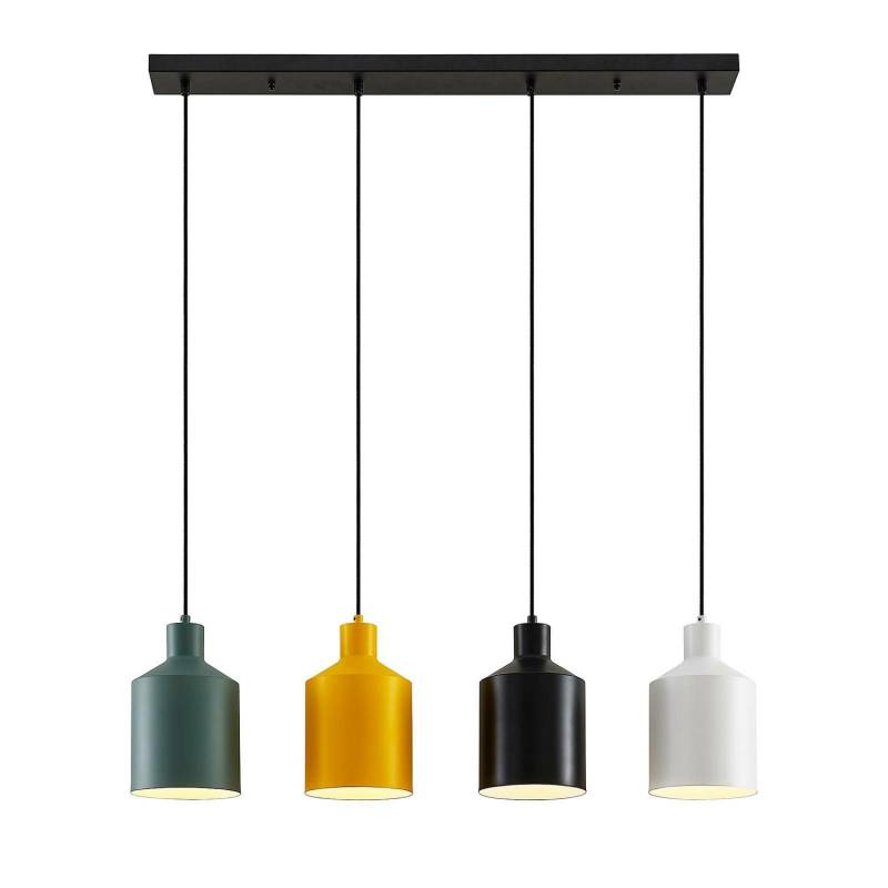 Lindby Tirane Hängeleuchte Deckenlampe Pendelleuchte Lampe 4 Flammig E27 Bunt333 B-Ware von Lindby