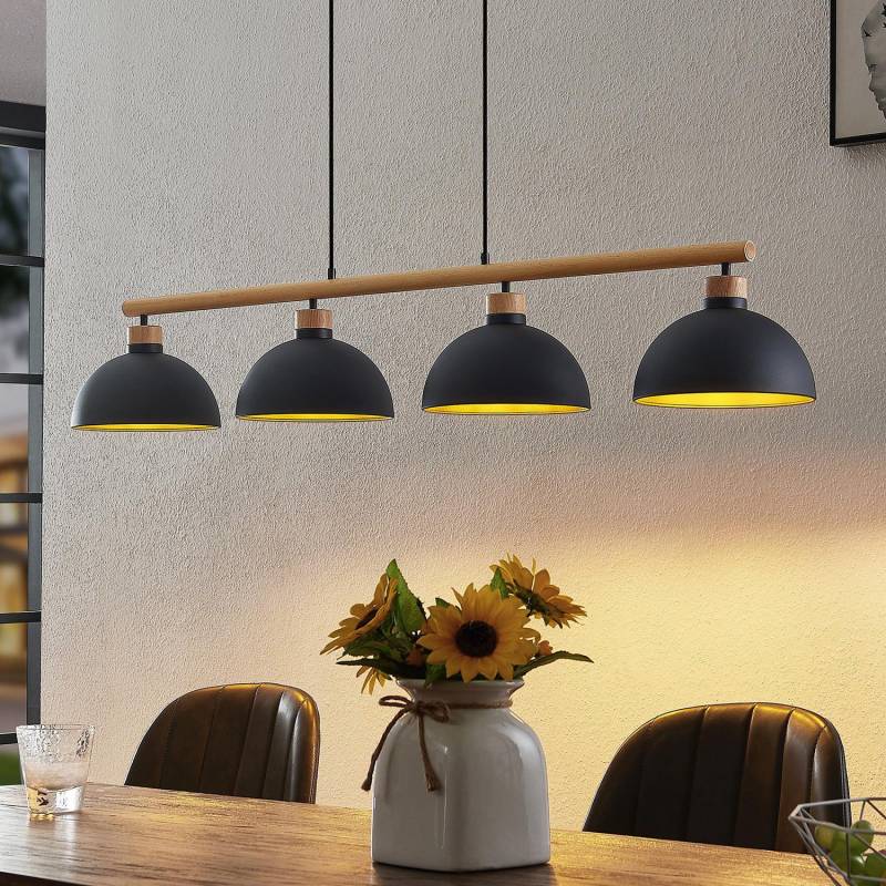 Lindby Tirzana Hängeleuchte Pendelleuchte Deckenlampe Lampe Vierflammig Schwarz B-Ware von Lindby