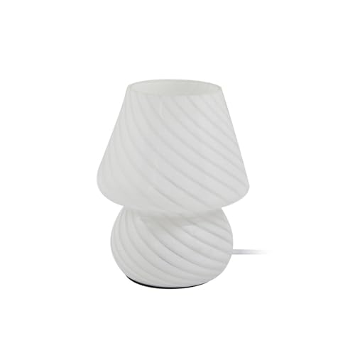 Lindby Tischlampe Andriana (Modern) in Weiß aus Glas (1 flammig, E14) - Tischleuchte Schreibtischlampe Nachttischlampe Wohnzimmerleuchte von Lindby