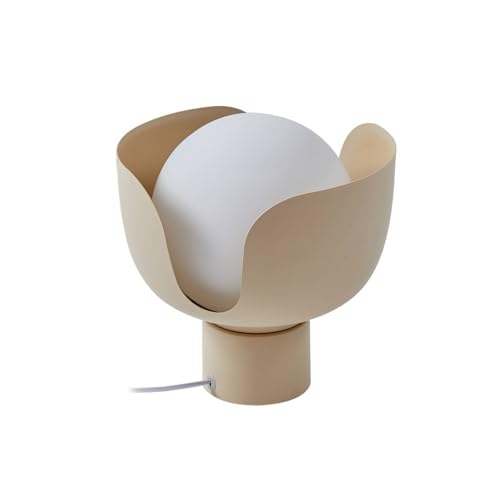 Lindby Tischlampe Fiora (Modern) in Creme aus Metall (1 flammig, E27) - Tischleuchte Schreibtischlampe Nachttischlampe Wohnzimmerleuchte von Lindby