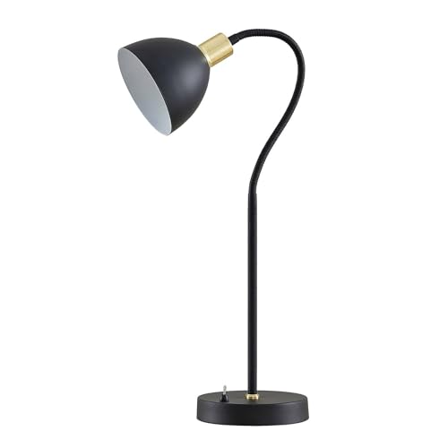 Lindby Tischlampe 'Genora' (Modern) in Schwarz aus Metall u.a. für Wohnzimmer & Esszimmer (1 flammig, E14) - Tischleuchte, Schreibtischlampe, Nachttischlampe, Wohnzimmerlampe von Lindby