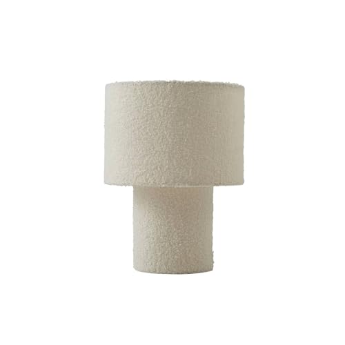 Lindby Tischlampe Jone (Modern) in Weiß aus Textil (1 flammig, E27) - Tischleuchte Schreibtischlampe Nachttischlampe Wohnzimmerleuchte von Lindby