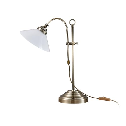 Lindby Tischlampe Otis (Retro, Vintage Antik) aus Metall (1 flammig E14) - Tischleuchte Schreibtischlampe Nachttischlampe Flurleuchte von Lindby