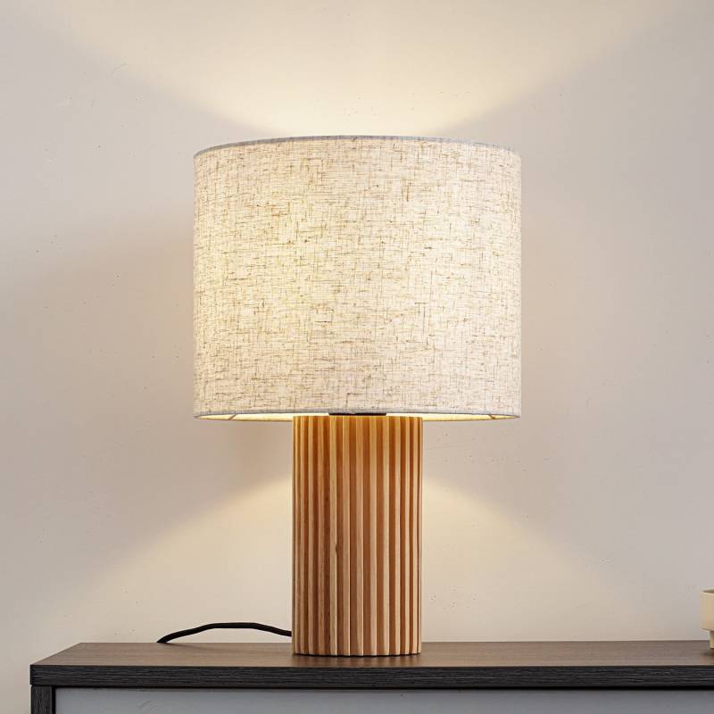 Lindby Tischleuchte Lampe Kimiko Nachtiischlampe Leuchte Led 38 Cm E27 Schalter B-Ware von Lindby
