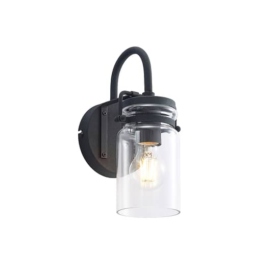 Lindby Vintus Wandleuchte Wandlampe Wandlicht Bilderleuchte Flurleuchte Schwarz B-Ware von Lindby
