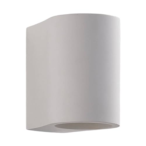 Lindby Wandleuchte, Wandlampe Innen Jannes (Modern) in Weiß aus Gips/Ton (1 flammig G9) - Wandstrahler Wandbeleuchtung Schlafzimmer/Wohnzimmer Wohnzimmerleuchte von Lindby