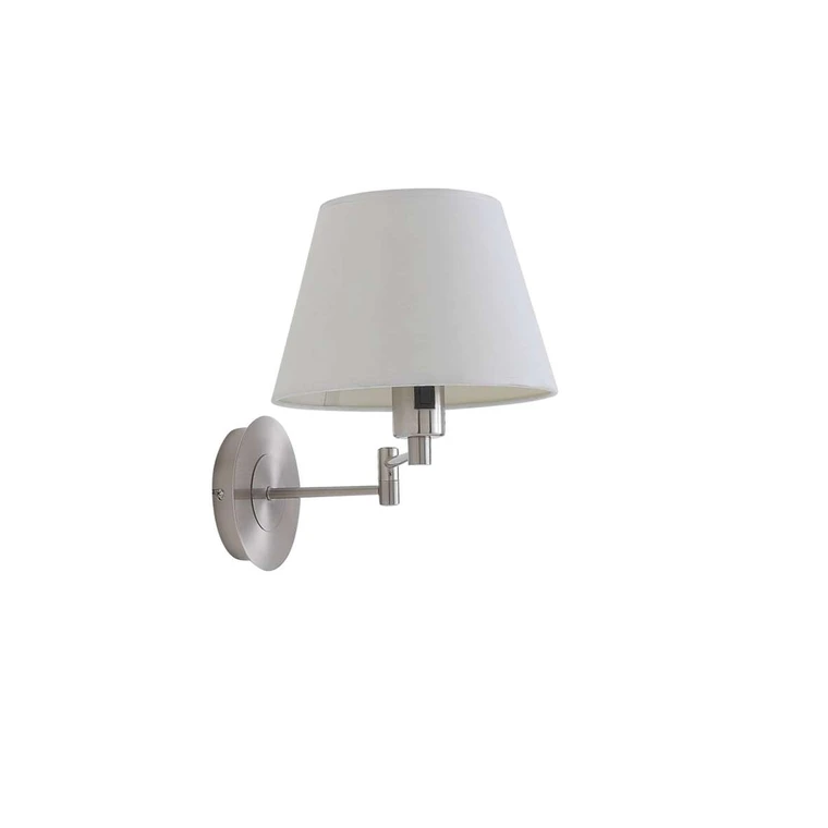 Lindby Wandleuchte Pola Wandlampe Leuchte Lampe Ausziehbarer Schirm Nickel Matt  B-Ware von Lindby