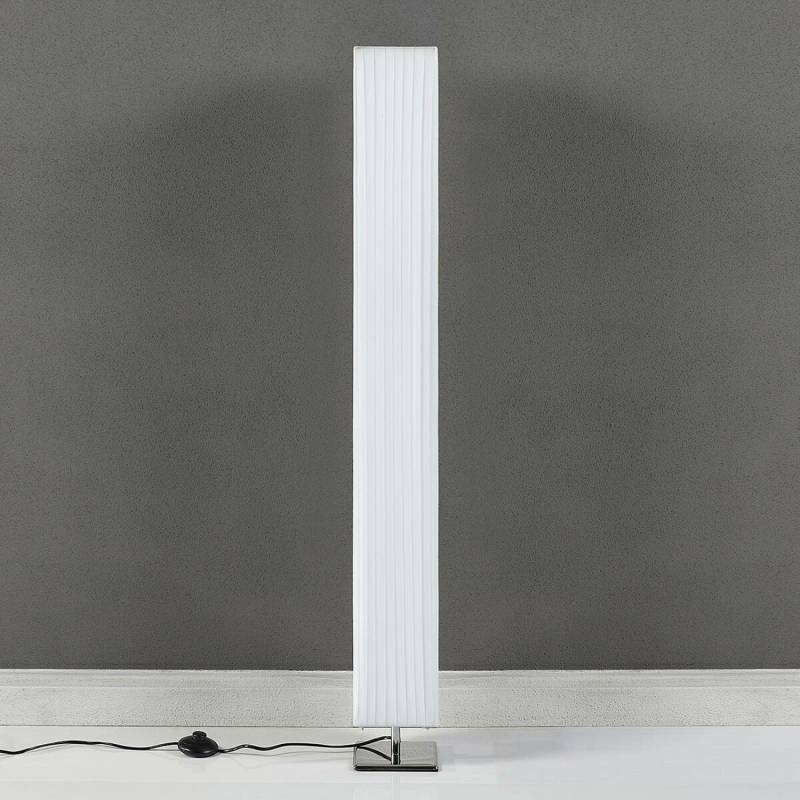 Lindby Weiße Stoff Stehlampe Janno Wohnzimmerleuchte Standleuchte Dekolampe E27 B-Ware von Lindby