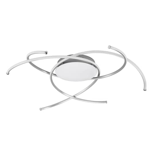 Lindby Yareli Led Deckenlampe Deckenlampe Lampe Leuchte Designerlampe Silber B-Ware von Lindby