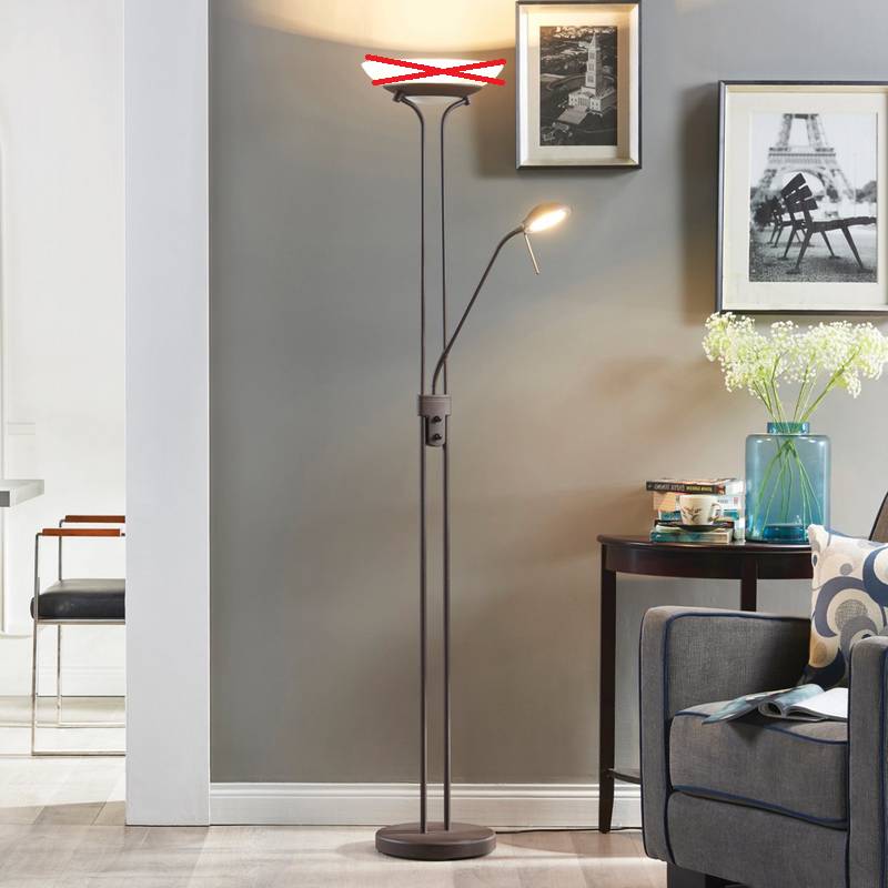 Lindby Yveta Led Deckenfluter Stehleuchte Standleuchte Stehlampe Siehe Text/Foto B-Ware von Lindby