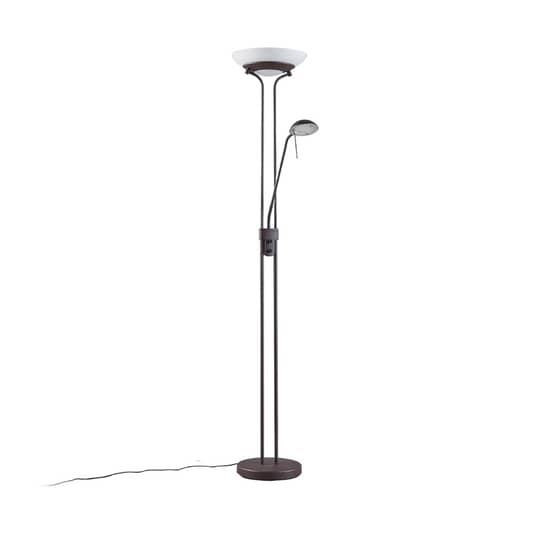 Lindby Yveta Rostfarbener Led Deckenfluter Standleuchte Stehlampe Mit Dimmer B-Ware von Lindby