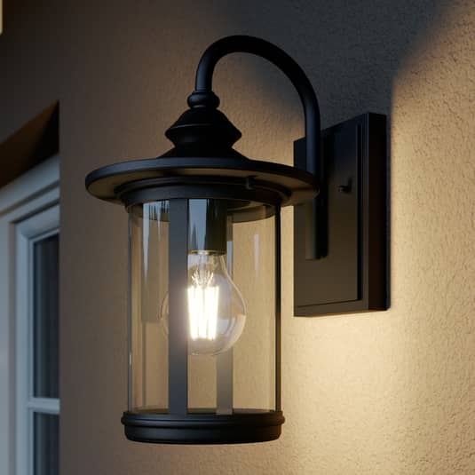 Lindby Zayn Außenwandleuchte Wandleuchte Außenleuchte Lampe Leuchte E27 60 W G811 B-Ware von Lindby