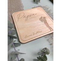 Bierdeckel Holz | Papa Geschenk Personalisiert Teaköl Lasur 9, 3cm Bierdeckel Holz | Papa Geschenk Personalisiert Teaköl Lasur 9, 3cm von Lindenblaettchen
