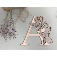 Buchstaben Magnolien Design Aus Holz | Floral Lasergeschnitten Natur Geschenkidee Buchstaben Magnolien Design Aus Holz | Floral Lasergeschnitten Natur Geschenkidee von Lindenblaettchen