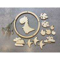 Mobile Set | Dino Nach Wahl Baby/Kinderzimmer Diy Set Aus Holz Mit Oder Ohne Aufhängung Mobile Set | Dino Nach Wahl Baby/Kinderzimmer Diy Set Aus Holz Mit Oder Ohne Aufhängung von Lindenblaettchen