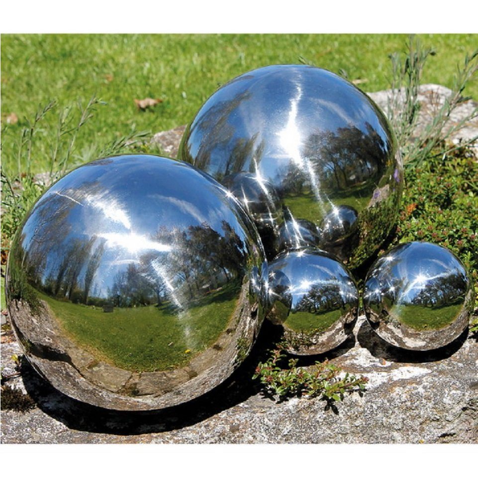 Linder Exclusiv GmbH Dekokugel Gartendeko Kugel Dekokugel Silber, 2 große, 2 kleine Kugel zur Auswahl: matt oder glänzend Linder Exclusiv GmbH Dekokugel Gartendeko Kugel Dekokugel Silber, 2 große, 2 kleine Kugel zur Auswahl: matt oder glänzend von Linder Exclusiv GmbH
