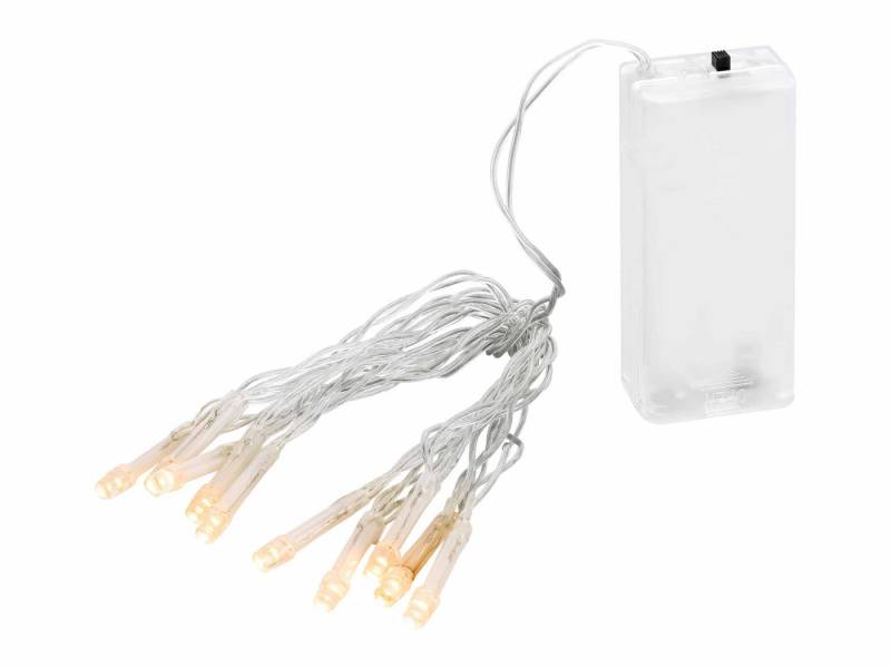 Linder Exclusiv GmbH LED-Lichterkette, Batterie 1,35m special warmweiß 10 LED Innen von Linder Exclusiv GmbH