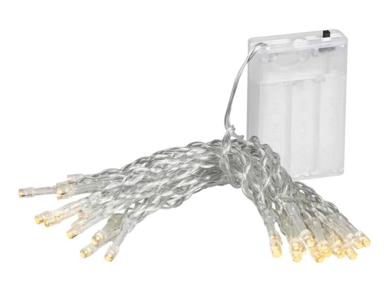 Linder Exclusiv GmbH LED-Lichterkette, Batterie 6/18h Timer 20 LEDs warmweiß 2,85m von Linder Exclusiv GmbH