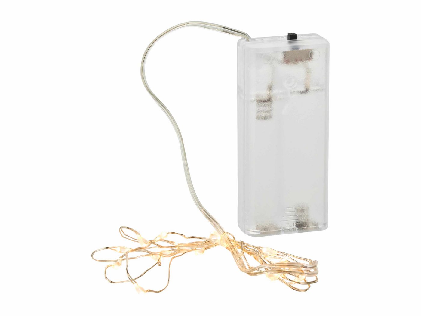 Linder Exclusiv GmbH LED-Lichterkette, Draht silber für Innen 1,95m 40 LEDs warmweiß 2mm Linder Exclusiv GmbH LED-Lichterkette, Draht silber für Innen 1,95m 40 LEDs warmweiß 2mm von Linder Exclusiv GmbH
