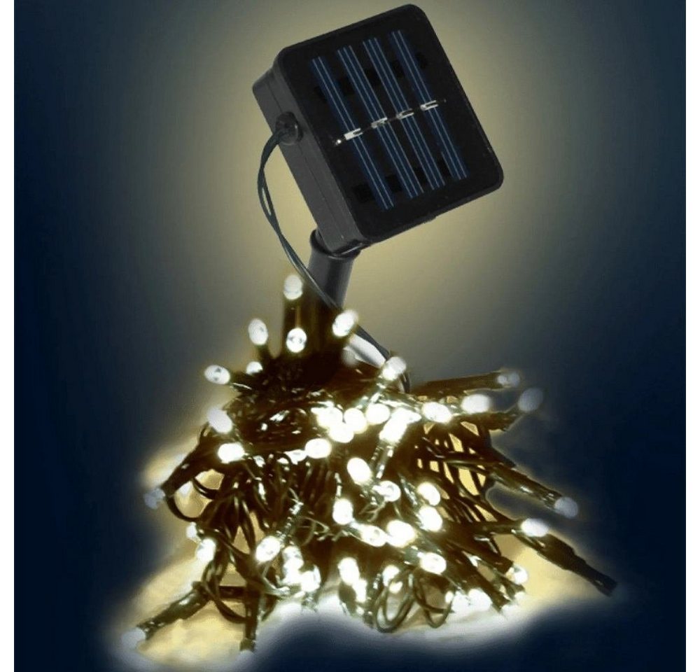 Linder Exclusiv GmbH LED-Lichterkette LK201W LED Solar-Lichterkette 100er warmweiß / grün Linder Exclusiv GmbH LED-Lichterkette LK201W LED Solar-Lichterkette 100er warmweiß / grün von Linder Exclusiv GmbH