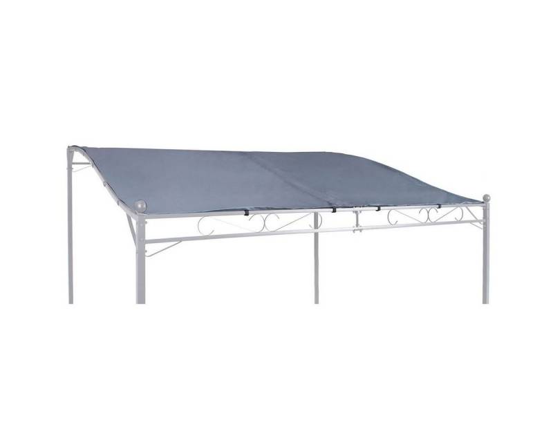 Linder Exclusiv GmbH Pavillon-Ersatzdach Ersatzdach für 2,5x3 m Anbaupavillon in creme oder grau PU beschichtet, mit Befestigungsbändern von Linder Exclusiv GmbH