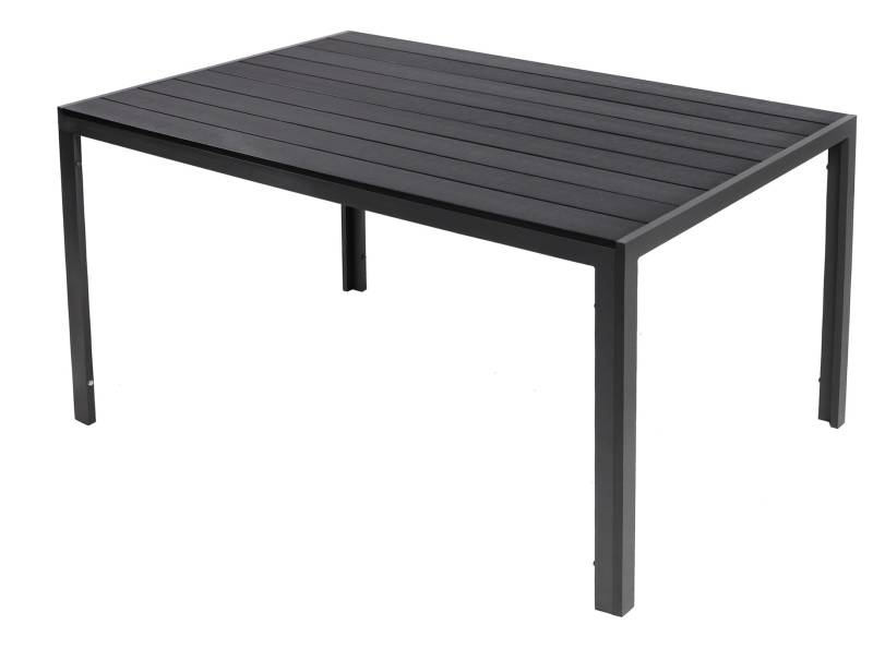 Gartentisch Comfort 150 x 90 cm mit Nonwood Platte Gestell Aluminium von Linder Exclusiv