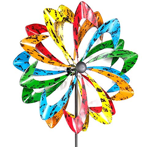 Linder Exclusiv LEX Ø 38 cm Doppel-Windrad 5-farbiges Doppelwindrad Mulitcolor Linder Exclusiv LEX Ø 38 cm Doppel-Windrad 5-farbiges Doppelwindrad Mulitcolor von Linder Exclusiv