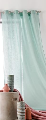 Linder 171/41/375AB Uni Vorhang Polyester/Baumwolle Türkis 147 x 260 cm Linder 171/41/375AB Uni Vorhang Polyester/Baumwolle Türkis 147 x 260 cm von LINDER
