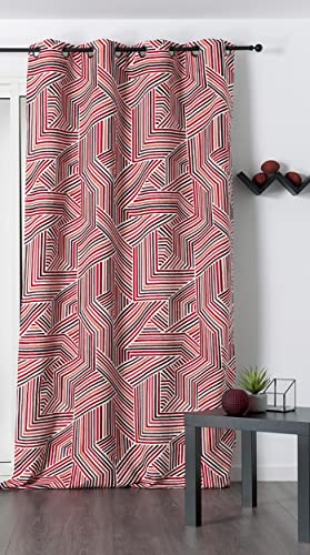 LINDER Motiv, Polyester, Rot, 135 x 250 cm von LINDER