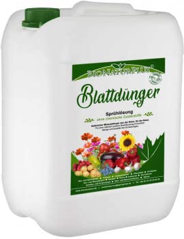 Blattdünger 5 Liter Kanister Flüssigdünger Bio - zertifiziert Dünger zum Aufsprühen Sprühlösung von Lindkind