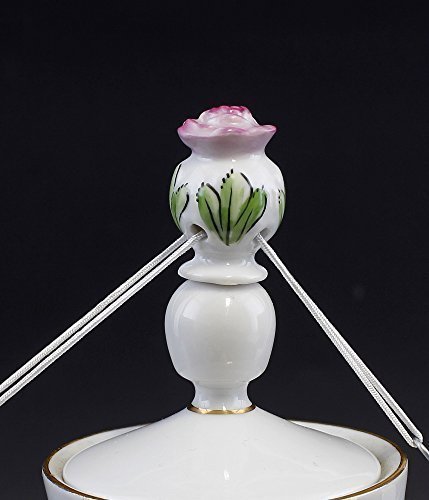 Porzellan Tropfenfänger Rosen-Vase von Lindner
