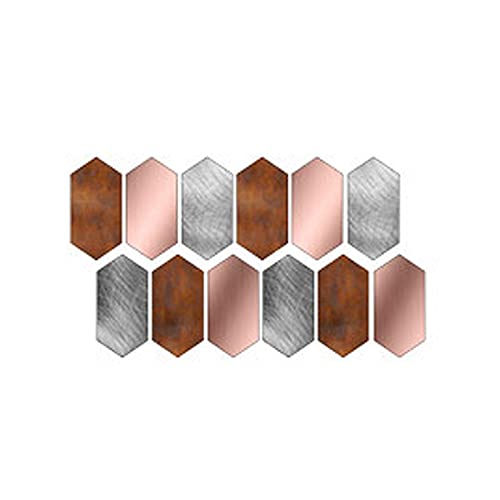 LindoMaker Decor PCS Wasserdichte 12 Aufkleber Kristall DIY Aufkleber Selbstklebende Wandfliese Wandaufkleber Kühle Raumdekorationen von LindoMaker