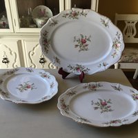 Hochzeitsgeschenk Johann Haviland Moss Rose 3Er Set Servierplatten Kostenloser Versand von LindsayJanesCottage