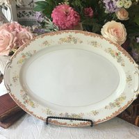 Wunderschöne National China Japan 16-Zoll-Servierplatte Muster Nat36 Fine von LindsayJanesCottage