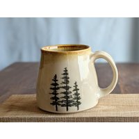 10-Unzen-Becher, Kleiner Keramikbecher, Handgemachter Keramik-Kaffeetasse, Geschenk Für Kaffeeliebhaber, 10 Unze. Handwerklicher Becher von LindseyChandlerArt