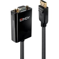 LINDY DisplayPort / VGA Adapterkabel DisplayPort Stecker, VGA 15pol. Buchse 0.15m Schwarz 41006 Disp von Lindy