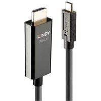 LINDY Anschlusskabel USB-C® Stecker, HDMI-A Stecker 10.00m Schwarz 43317 USB-C®-Displaykabel von Lindy
