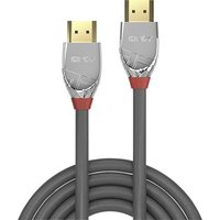 LINDY HDMI Anschlusskabel HDMI-A Stecker, HDMI-A Stecker 2.00m Grau 37872 HDMI-Kabel von Lindy