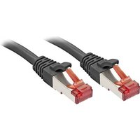 LINDY 47783 RJ45 Netzwerkkabel, Patchkabel CAT 6 S/FTP 10.00m Schwarz mit Rastnasenschutz 1St. von Lindy