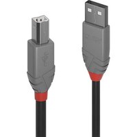 LINDY USB-Kabel USB 2.0 USB-A Stecker, USB-B Stecker 7.50m Schwarz 36676 LINDY USB-Kabel USB 2.0 USB-A Stecker, USB-B Stecker 7.50m Schwarz 36676 von Lindy